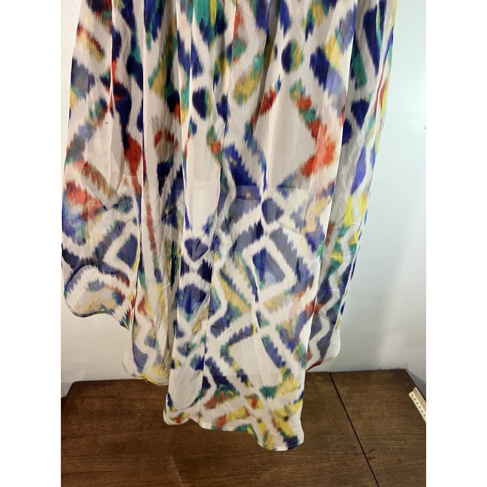Women's Sundress See Through Beach XXI Us.M Tie Dye Hippy Chic Vibe Vacay Garden - Picture 8 of 9
